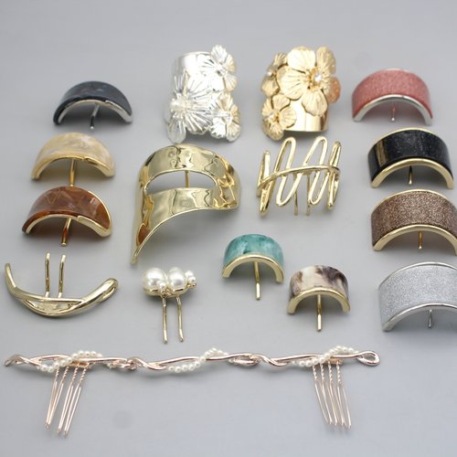 新款日系原单马尾夹珍珠发夹