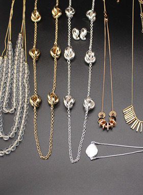 欧美外贸原单高级小众夸张长项链