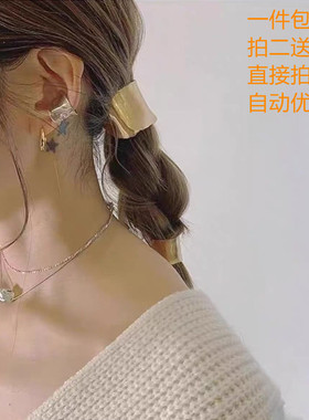 新年lelet发饰高马尾港风秋季发夹头饰冬发饰女日系成人抓夹发扣