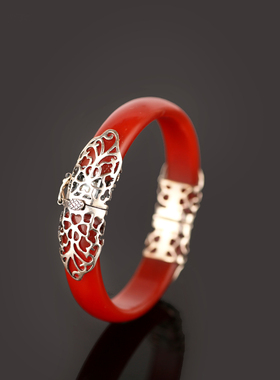 诗美琪民族风女玛瑙本命年手镯