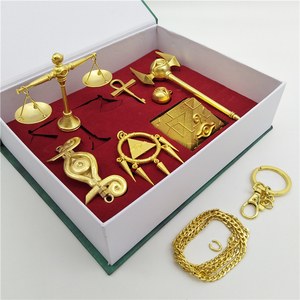 现货8款游戏王阿图姆合金兵器吊坠项链钥匙扣金属COS模型道具礼物