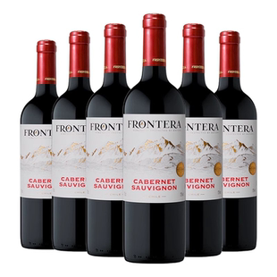 干露缘峰赤霞珠干红葡萄酒Frontera智利原瓶进口红酒750ml