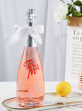 朵玛TOMA桃红起泡酒甜白莫斯卡托葡萄酒玫瑰花高颜值气泡酒750ml