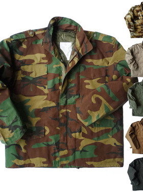 胸140-162加肥加大码男军迷经典男生工装抖音同款M65风衣外套1528