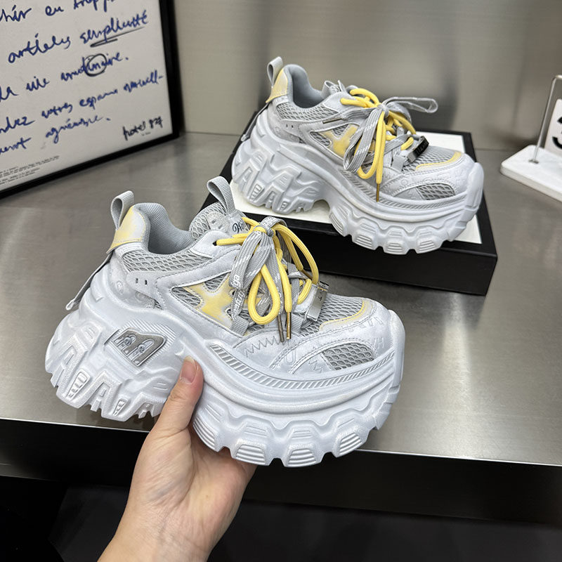 机能风老爹鞋女厚底松糕底增高7cm系带四季百搭休闲鞋单鞋9877-11,女鞋,老爹鞋,淘宝优惠券,粉丝福利购,淘宝优惠卷