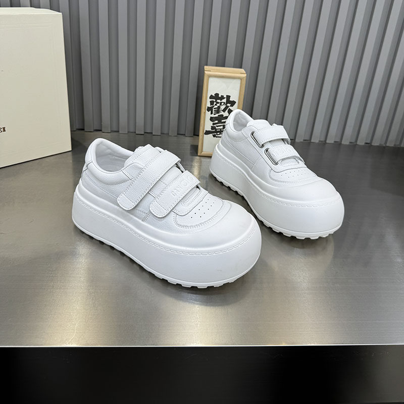 韩版超轻厚底魔术贴小白鞋女百搭增高休闲松糕鞋面包鞋单鞋女1539,女鞋,松糕（摇摇）鞋,淘宝优惠券,粉丝福利购,淘宝优惠卷