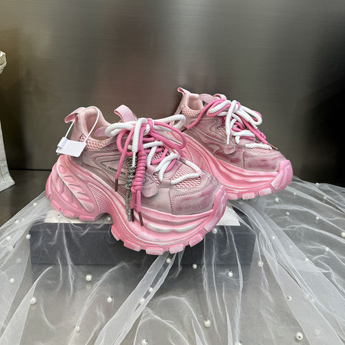 7cm厚底增高老爹鞋系带女百搭