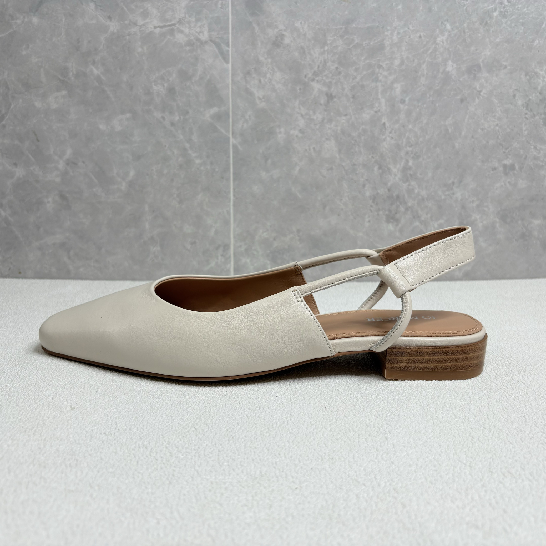 J低跟包头凉鞋里外全皮方头女单鞋 时尚简约 外贸原单,女鞋,时装凉鞋,淘宝优惠券,粉丝福利购,淘宝优惠卷