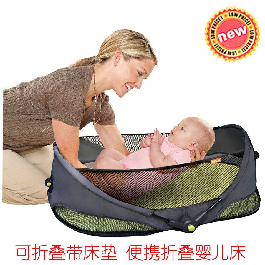 折叠床儿童床带床垫手提
