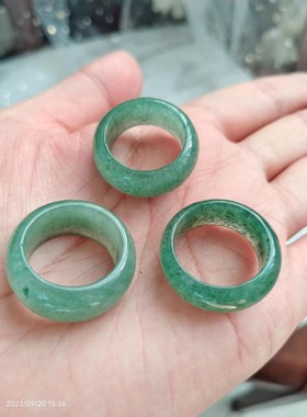 天然高含量朱砂指环女古风扳指