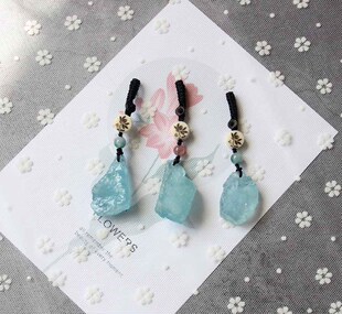 情侣环圈链平安蔷薇玛瑙海蓝宝福豆包汽车挂件礼物扣钥匙男女精致