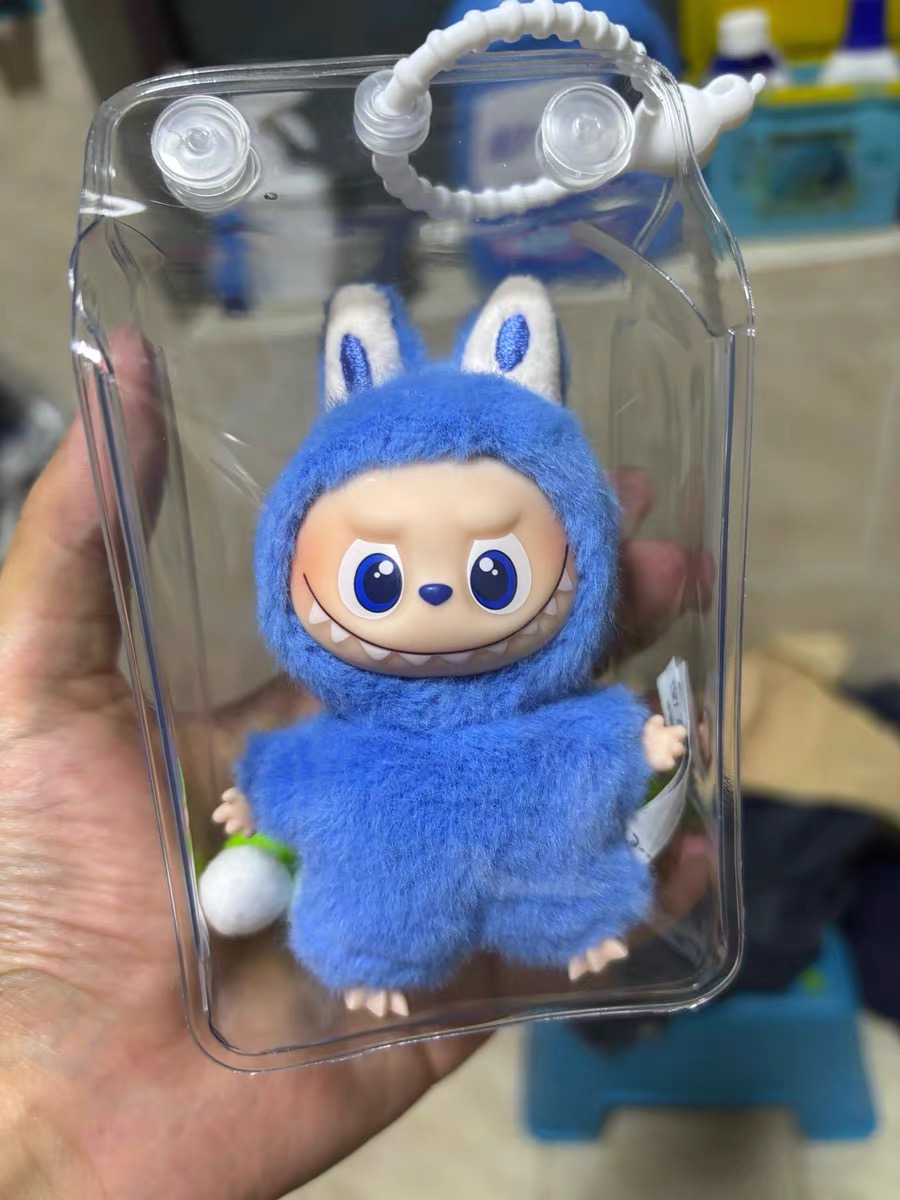 遛娃牛奶盒N10娃包10cm适用潮玩盲盒娃娃模型防尘防蹭挂包谷美