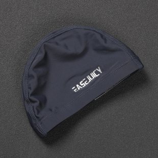 大众大头围泳帽高弹透气布尼龙不勒头成人男女通用游泳馆装 备多色