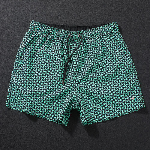 盖浪25年新款男士格纹短裤