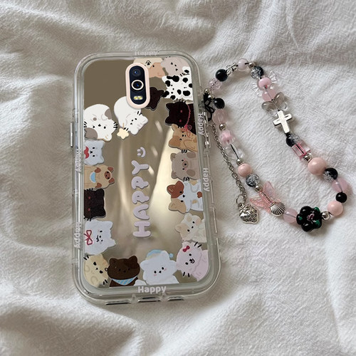 适用OPPOR系列猫咪小狗手机壳