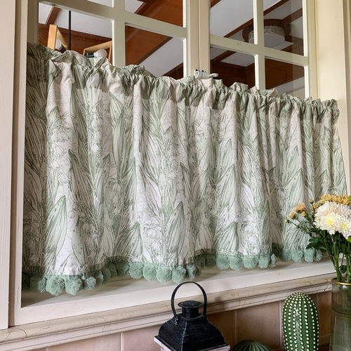 数码印花窗帘布透光不透人