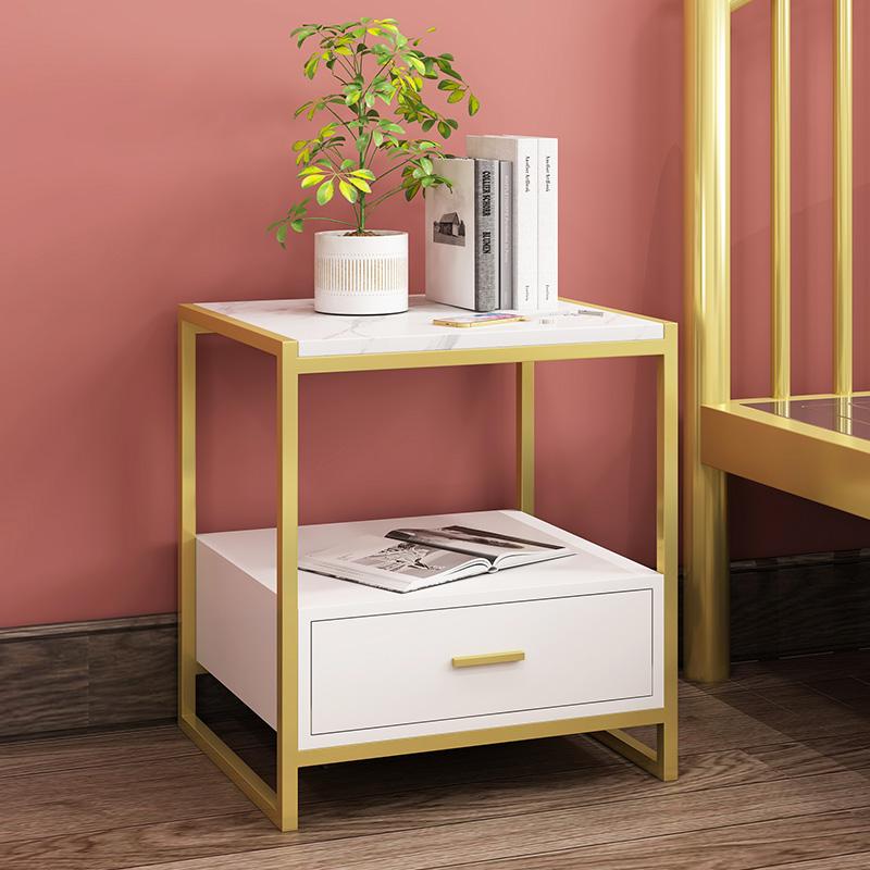 闽劲不锈钢床头柜置物架客厅边几