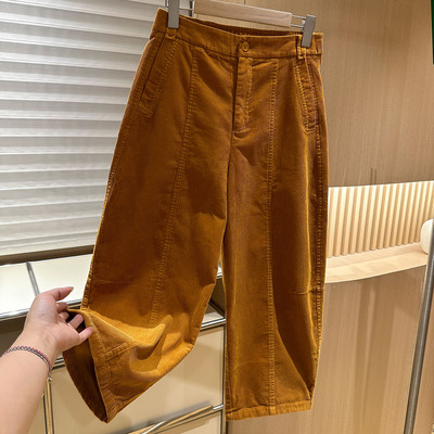 2025新款欧货高腰显瘦休闲裤