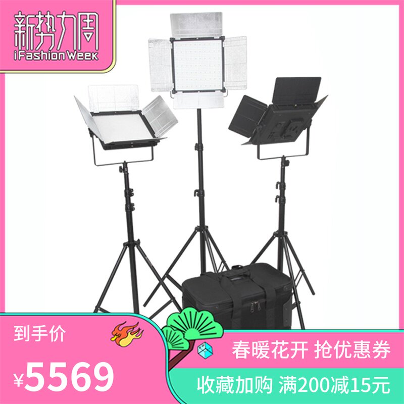 富莱仕D700S led影视灯套装LED摄影灯摄像灯套装补光灯微电影灯光