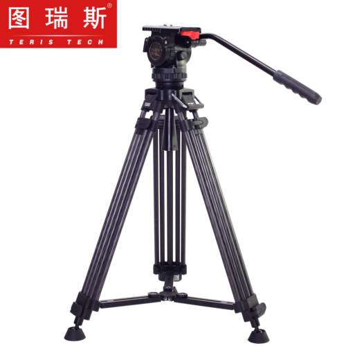 图瑞斯新款TS-N6T PLUS专业摄像机单反液压云台&碳纤维三脚架套装