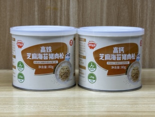 高钙芝麻海苔猪肉松80g 秋田满满秋田满满高铁 2罐88