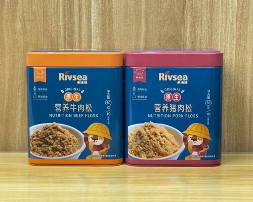 2罐115.7禾禾泱泱养牛肉松猪肉松