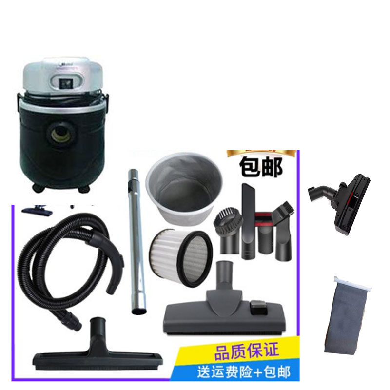 尘袋加长扁吸毛刷轮子加长美的