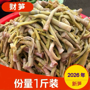 2026年湖北特产湖南监利石首华容蔬菜柴笋子荻笋芦苇笋财笋500g