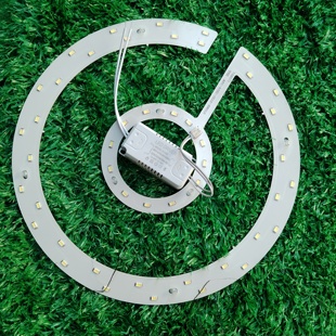 272mm双圈24W白光灯芯驱动整套吸顶灯卧室风扇灯灯盘磁吸灯板