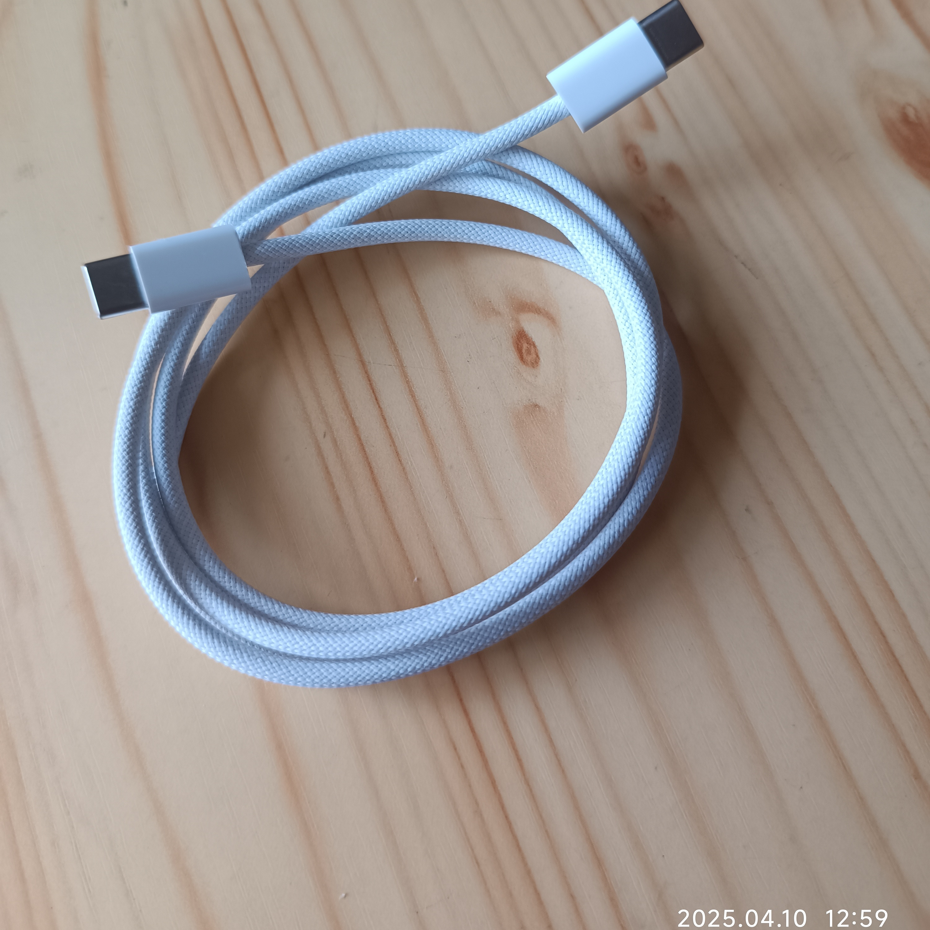 二手适用于苹果15 16Pro max拆机数据线原装正品双c编织线双头type-c数据线快充充电线