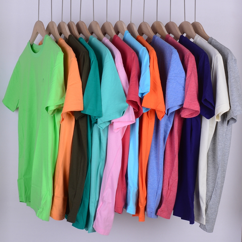 RL008男装短袖小体恤衫 纯色薄款夏装新款