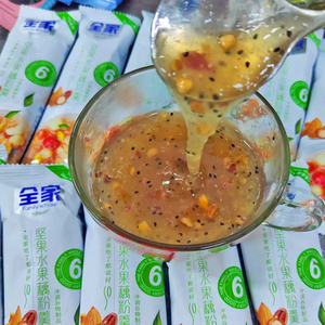 全家坚果水果藕粉羹冲泡早餐