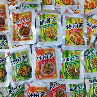 临安特产华源昌休闲笋油焖五香烧烤香辣味小包装即食下饭小菜零食