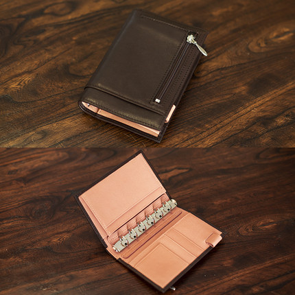 复刻版限定手账本女M5全植鞣软牛皮活页A8A7复刻ASHFORD款二折