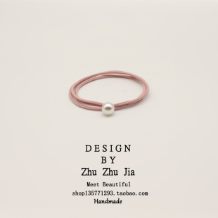 百搭发圈皮套扎头发橡皮筋头绳可爱个性 发绳 成人 头饰 珍珠 韩国