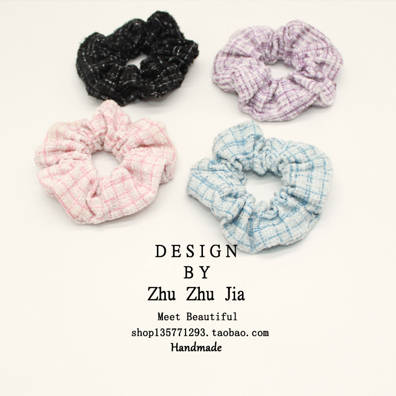 新款大肠发圈大肠圈韩系百搭格子发圈发绳女头绳秋冬丸子头发饰品,饰品/流行首饰/时尚饰品新,发饰,淘宝优惠券,粉丝福利购,淘宝优惠卷