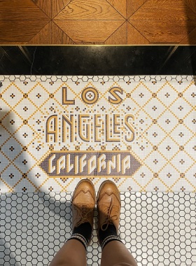 livingbank美式复古地垫防水防油厨房垫INS浴室防滑脚垫卧室地毯