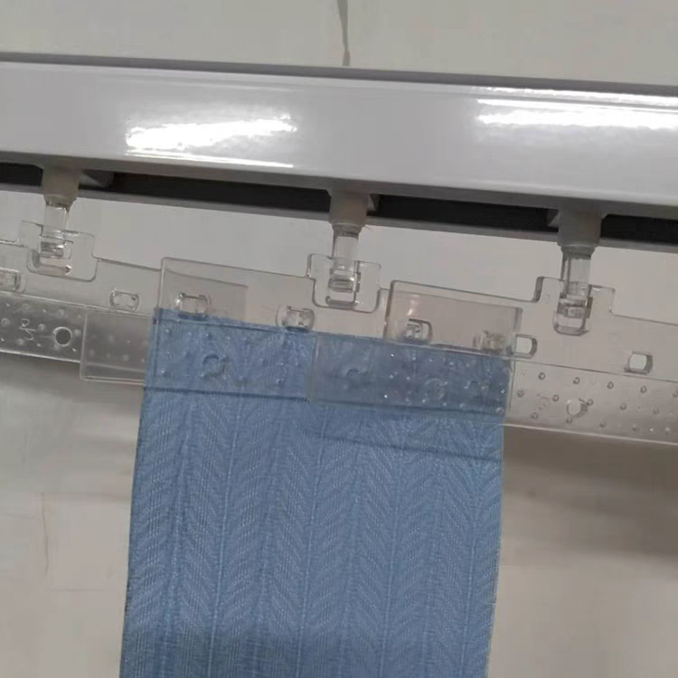 透明免缝挂片 垂直帘简易挂件 竖百叶页夹板透明上挂夹百叶帘夹片