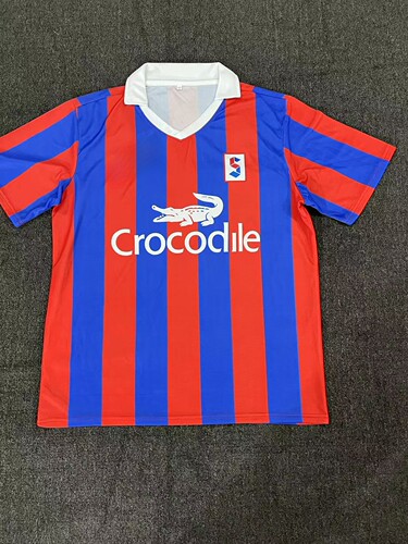 1996-97香港足球联赛麗新俱乐部红蓝配色复古球衣