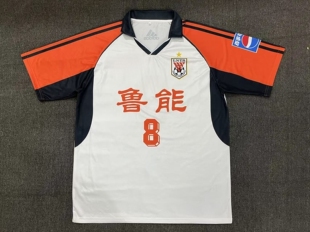 2000年鲁能泰山队服复古复刻版经典款式，支持随意定制