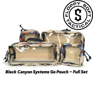 【软趴趴精制】BlackCanyonSystems GoPouch全套透明整备包洗漱包
