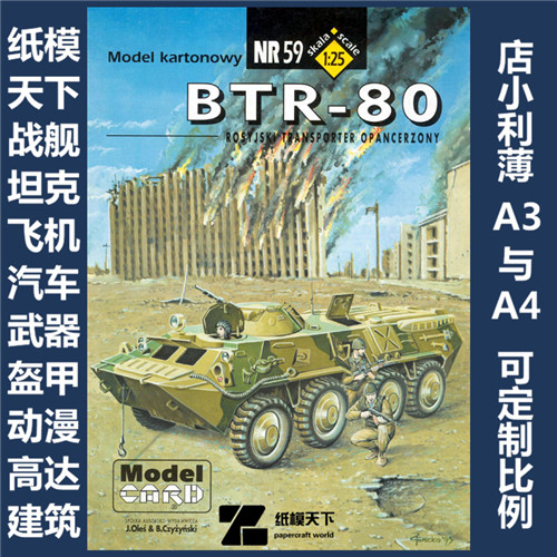 Model Card 059 - BTR-80