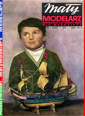 Maly Modelarz 1970-07 - Okret historyzny Wodnik
