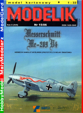 Modelik 2006-15 - Messerschmitt Me-209 V4