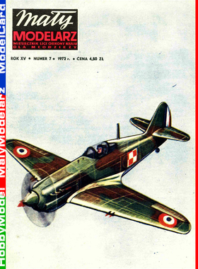 Maly Modelarz 1972-07 - Samolot mysliwski Dewoitine D-520