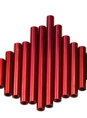 10个/包 铝柱M2 M2.5 M3 M4 M5 加长红色圆形连接螺母