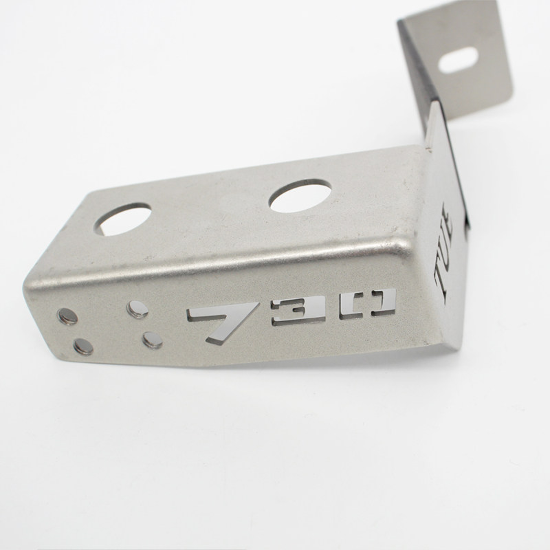 새로운 BAOJUN 730 510 자동차 라디오 휴대용 라디오 안테나 스테인레스 스틸 도난 방지 브래킷 카드 가장자리 클립 가장자리