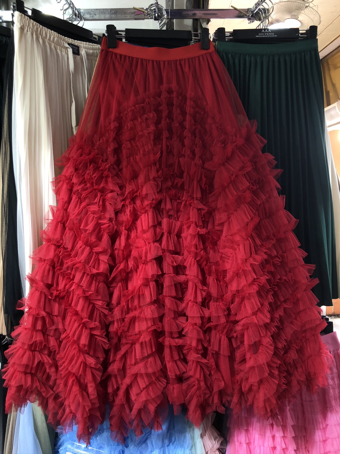 今年流行爆款超好看纱裙舞蹈长裙