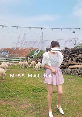 广州UUS MISS MALINNA时尚韩版短袖上衣   品牌保证