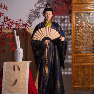 织金缎面琵琶袖明制道袍可搭直裰披风男女款现货原创汉服大放量袍